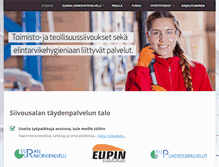 Tablet Screenshot of eup.fi