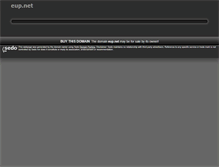 Tablet Screenshot of eup.net